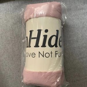 Pink Rose Unhide Lil Marshmallow Throw Blanket